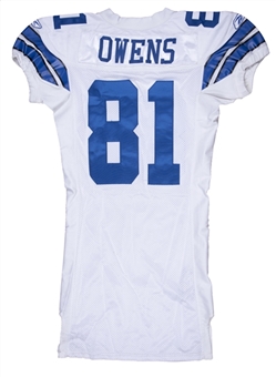 2006-2008 Terrell Owens Game Used Dallas Cowboys Home Jersey
